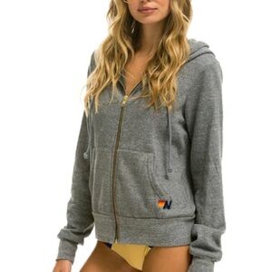 Aviator Nation Bolt Zip Up Hoodie.